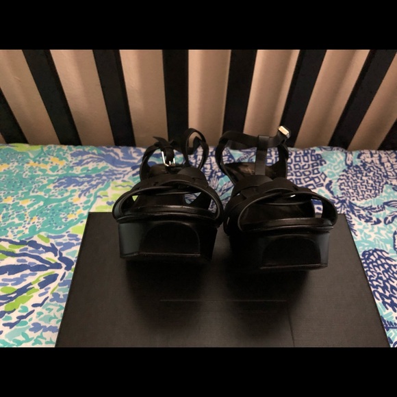 YSL Tribute Sandals - size 40 - 75mm (4”/mid heel) - Picture 8 of 9